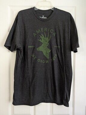 Rural Cloth 'America We Grow Deer' Graphic T-Shirt Size XL